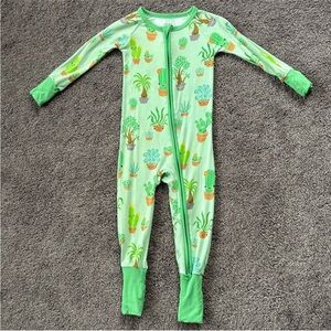 Little Sleepies Succulent Love Zippy 12-18